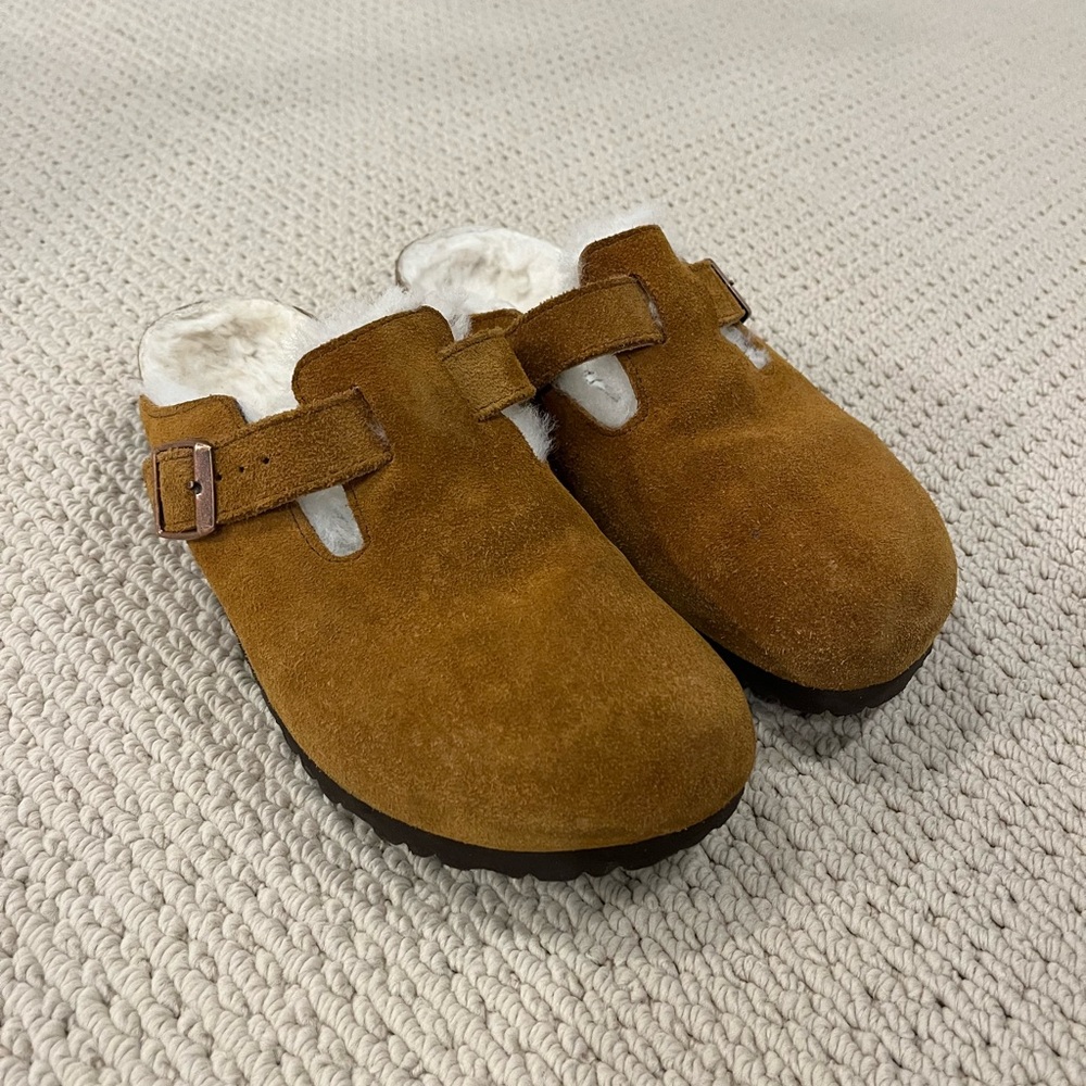 Birkenstock Boston Shearling, Mink, 39
